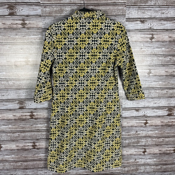 J. McLaughlin Pattered Dress Size Med  - Like New! - Picture 5 of 5